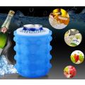 Ice Bucket Ice Cube Mold Silicone ice Cube Maker Ice Cube Mold Tray Portable Bucket Wine Ice Cooler Beer Cabinet Kitchen Tools Drinking Whiskey Freeze. 