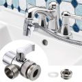 【NEW】 Two Way Water Tap Connector For Toilet Bidet Shower Kitchen Switch Faucet Adapter Bathroom Sink Splitter Diverter Valve Faucet. 