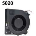12v 5020 DC Blower Fan Air Purifier Turbo Blower 2Pin Cooler Ball Bearing Brushless Turbo Centrifugal Blower Fan S-1-21-420 L. 