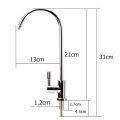 1/4 Inch Chrome Drinking Water Filter Faucet Reverse Osmosis Sink Kitchen Tap. 