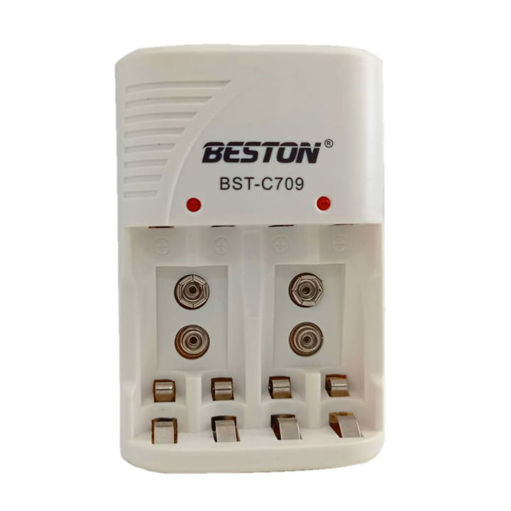 Beston Rechargeable AAA, AA, 9V Battery Charger