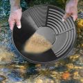 Efficient Durable Gold Pan Large Capacity with Riffle Design Gold Panning Tools Plastic Prospecting Tool For Gold Mining Metal Detect. 
