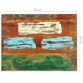Rectangular Table Top 70x90 cm 25-27 mm Solid Reclaimed Wood. 