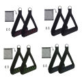D-Ring Metal Gym Handles Grip Workout Heavy Duty Cable Machine Handle With Hook For Home Resistance Bands Fitness Accessories Moyao. 