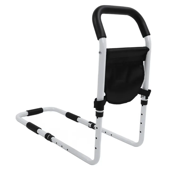 Bed Aid Support Handrail Enamelled Load Capacity 136kg Bed Rail for Hospital