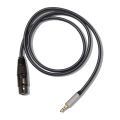 3.5 mm to XLR 3 Pin Male to Female Stereo Audio Cable For Microphone Phone Amplifier Computer Speaker Guitar Mixer Adapter Cable. 