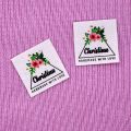 70piece Custom Ironing Labels, Personalized Brand , Logo or Text, Clothing Labels, Custom Printed Fabric Label (YT171). 