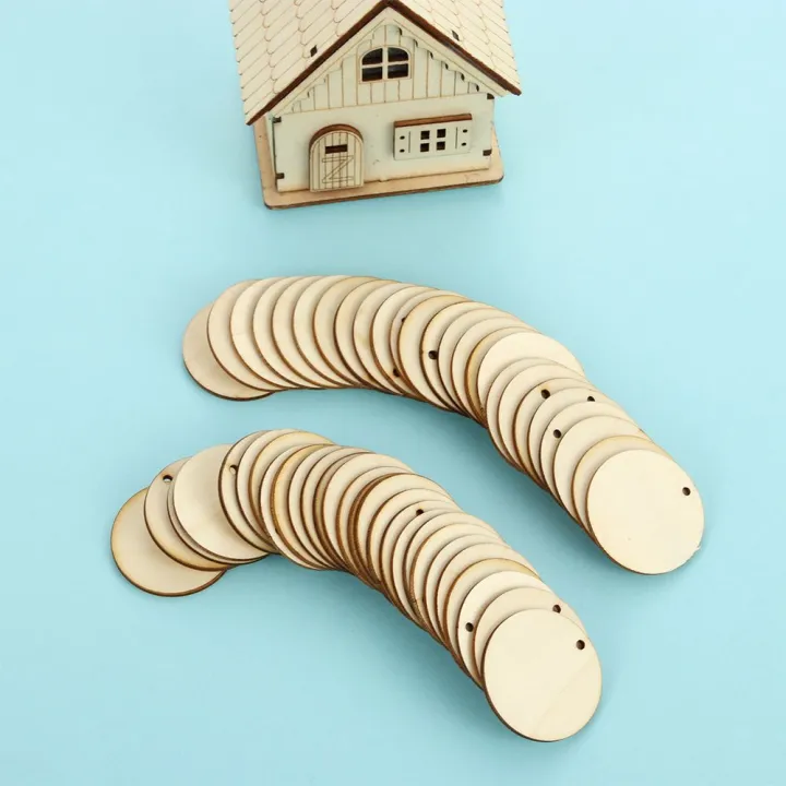 50pcs%20Handmade%20NEW%20Round%20Shape%20Home%20Decoration%20Laser%20Cut%20Wood%20Piece%20Hanging%20Pendant%20Wood%20DIY%20Craft%20Wooden%20Ornament%20-%20Image%203
