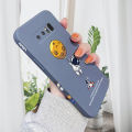 AMORVOR for Samsung Galaxy Note 8 Back Cover Cartoon Astronautn Side design Soft Case Liquid Silicone Phone Cases. 