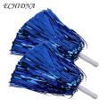 Durable Pe Material Pom Poms Colorful Metallic Cheerleading Pom Poms for Women Girls Spirited Sports Dance Props Metallic Foil Cheerleading Pom Poms. 