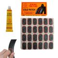 Bicycle Tire Repair Kit Tool Set Kit Patch 48PCSRubber Portable Fetal Best Quality Cycling Cold Patch Solution kit With Adhesive Glue. 