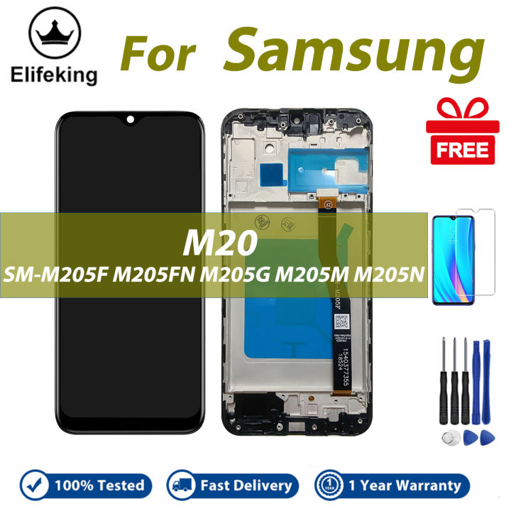 LCD With Frame For Samsung Galaxy M20 SM-M205F M205G