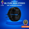 JBL harman pure bass ANC Stereo Wireless Headset Headphone sound handsfree calls sans fil son pure bass Wireless bluetooth Headset JBL NC, wireless headphones JBL, ANC headphone, bluetooth headset JBL, JBL noise cancelling, headphones, JBL 48H battery. 
