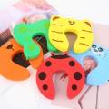 5PCS Cartoon EVA Door Stopper for Baby Safety - Cute Clip Prevents Door Injuries for Kids. 