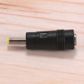 Yellow Tip 4.0x1.7 mm Male Plug to 5.5x2.1mm Female Jack DC Connector Black. 