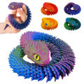 3D Printer Snake 2025 Chinese Zodiac Year Snake Decoration, Moving Crafts, Executive Desk Toy, Home Office Decoration. 