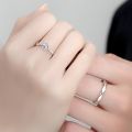 Classic Couple Rings Unusual Opening Rings For Woman  New Korean Design Men Finger Jewelry Party Girl's y Anillos. 
