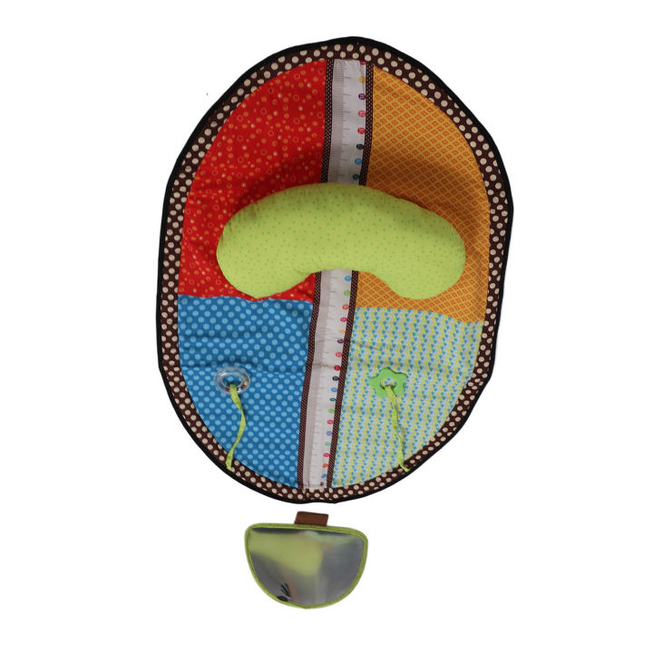 Tummy%20Time%20Pillow%20Play%20Mat%20Baby%20Tummy%20Time%20Mirror%20Play%20Mat%20with%20Height%20Scale%20Collapsible%20Waterproof%20Tummy%20Time%20Pillow%20Support%20-%20Image%202