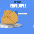100 Pcs Brown Envelope Paper Envelope Bundle - Size 10” X 8”. 