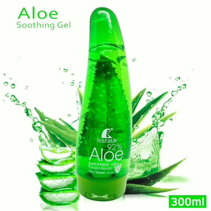 ROUSHUN 92% Aloe Vera Soothing Moisturizing Gel - 300ml