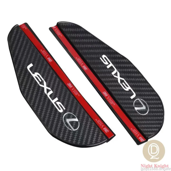 Night Knight Car Rearview Mirror To Block Rain And Eyebrows For Lexus logo CT ES IS GS LS LX RX UX NX CT200h es200 es300 is200 is250 is300 gs300 rx300 nx200