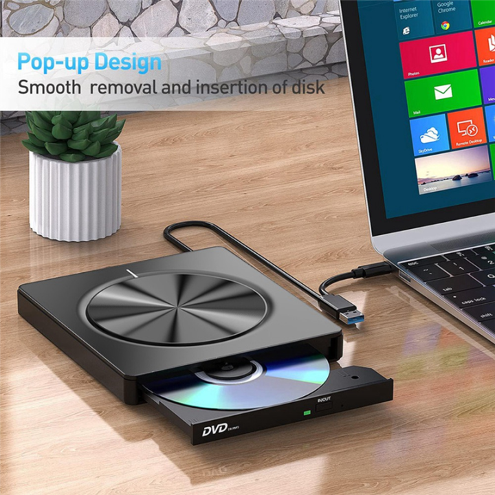 6%20in%201%20Burner%20Portable%20External%20USB3.0/Type-C%20Dvd-Rw%20Disc%20Optical%20Drive%20Dvd-Rom%20Burner%20Multifunction%20Dvd%20Drive,%20Easy%20to%20Use%20Fine%20Workmanship%20-%20Image%207