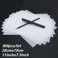 100 Pieces /lot Thin Semi Transparent Drawing Figures Tissue Paper Fruit Packing Chinese Characters Paper Blank Copybooks. 