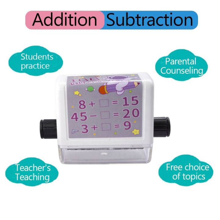 Household%20Office%20Supplies%20Mathematics%20Practice%20Addition%20And%20Subtraction%20Number%20Rolling%20Stamp%20Within%20100%20Math%20Roller%20Stamp%20-%20Image%205