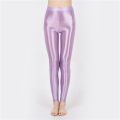 Leggings Dance Transparent Ultra-Thin Glossy Women's Yoga Stirrup Leggings Smooth Tights Stretch Shiny Sports. 
