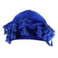 Yfashion Men Turban Hat Vintage Twist Head Wraps Sleep Hat Sunscreen Satin Lined Beanie Cap For Dance Club Dating. 