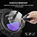Full Coverage HD Clear Tempered Glass Film / Smart Watch Anti-Scratch Screen Protector Film Compatible with Huami Amazfit T-REX Series. 