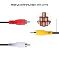 RCA Cable Male to 3 RCA 3.5mm Jack Adapter Audio Aux AV Cable Cord for DVD Player Recorder HiFi VCR TV Stereo 1.5M. 