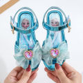 Girls Sandals2023Summer New Children's Princess Shoes Middle and Big Children Little Girl Beach Shoes Soft-Soled Baby Shoes. 