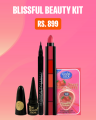 All in One Beauty Kit,Huda Beauty 5in1,Huda Beauty Sketch Pen, Good Luck sweet strawberry lip balm, Blue Heaven Classic Kajal. 