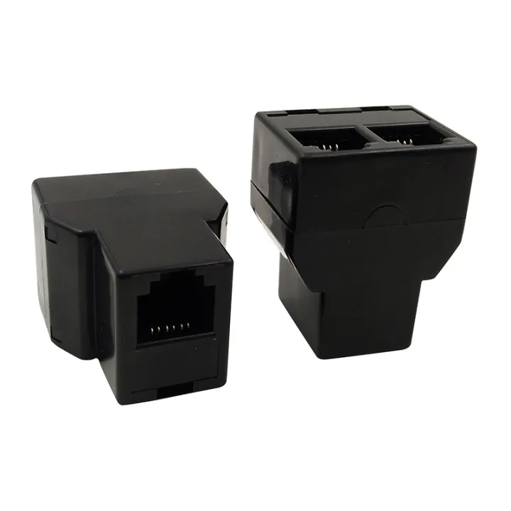 5PCS%20RJ12%206P6C%20Coupler%202%20Way%20RJ11%20Telephone%20Cable%20Splitter%20Adapter%20Suitable%20For%20Telephone%20-%20Image%203