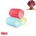 12/6/3pcs Self Grip Hair Curlers-Cling Hair Rollers & Curlers plastic. 
