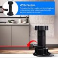 20Pcs Furniture Feet Adjustable Cupboard Foot Leg Unit Cabinet Legs with Kick Board Clips for Kitchen Bathroom Cabinet. 
