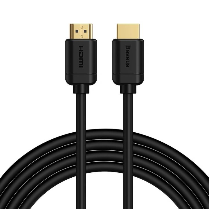 Baseus High Definition Series 4K HDMI Cable (1M / 2M / 3M) – Ultra HD 4K 60Hz Video Cable with High-Speed Transmission for TV, Monitor, Laptop, Projector & Gaming
