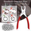 100pcs Snap Button Pliers Fasteners Kit for Clothing Thickened Snap Fasteners Kit Five Claw Buckle Set with Hand Pressure Pliers Tool DIY Sewing Buttons Set. 
