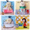 【DIV MALL】18X18CM Infant Early Soft Cloth Books Baby Activity Book. 