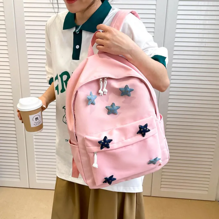 Middle%20School%20Girls%20Korean%20Edition%20Schoolbag%20For%20High%20School%20Students%20Small%20Fresh%20Schoolbag%20Cute%20Star%20Backpack%20For%20-%20Image%206
