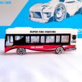 Die Cast Alloy Bus Model Vehicle Metal Toy for Kids 1:64 Scale. 