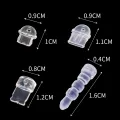 2pcs DIY Anti Dust Plug Transparent Charge Port Dust Plugs For iPhone Type C Android 3.5mm Stopper Protector Cap Mobile Phone Pendant. 