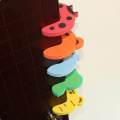 5PCS Cartoon EVA Door Stopper for Baby Safety - Cute Clip Prevents Door Injuries for Kids. 