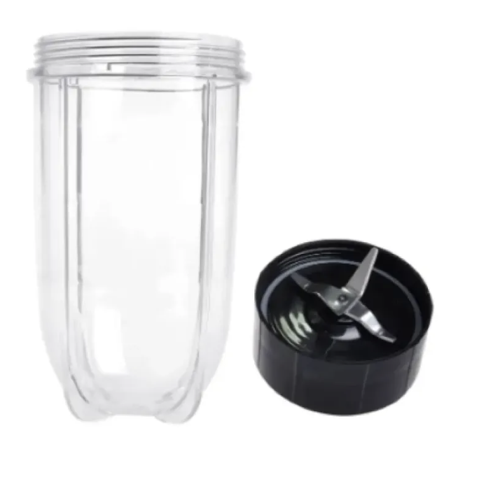 Magic Bullet Blender Medium Jar Cup with Cross Blade Base