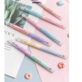 【The Quiet Page】6pcs Light Highlighter Pens Set 3mm Dual Ended Double Color Marker Liner Drawing Pen Paint Art Office School Supplies A6477. 