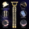 Dragon Vintage T9 Professional Hair Trimmer Set Hair Clipper Titanium Alloy Head Beard Trimmer For Men Cordless Low Noise. 