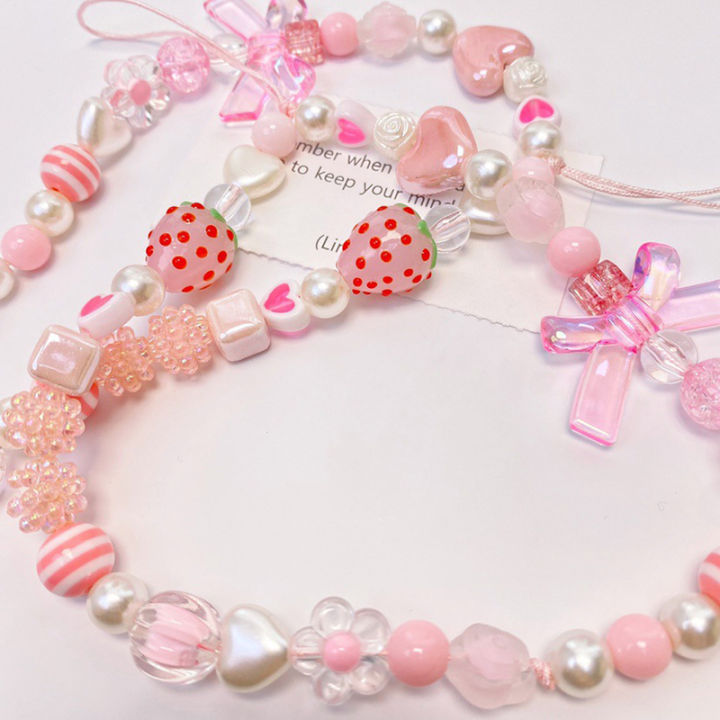 Sweet%20And%20Cute%20Pink%20Strawberry%20Mobile%20Strap%20Phone%20Chains%20For%20Women%20Pearl%20Chain%20Phone%20Pendant%20Charm%20Key%20Anti-Lost%20Lanyard%20Jewelry%20-%20Image%205