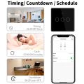 Tuya Smart Wall Touch Switch EU Standard No Neutral Wire and Neutral Wire Required Aleax Voice Control Light Switch. 