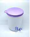 Plastic Container Cylinder Shape Stylus Lid Food Spices Storage. 